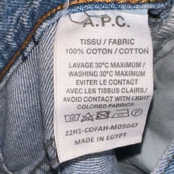 A.P.C. Denim Jeans Petit New Standard - Picture 11 of 12